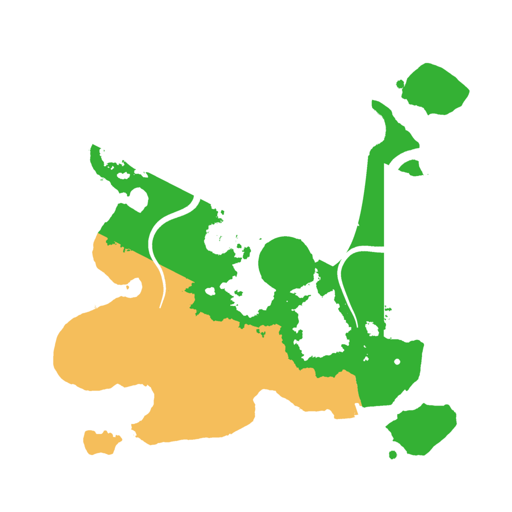 Biome Rust Map: Procedural Map, Size: 2500, Seed: 869735027