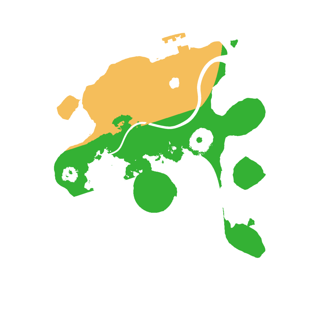 Biome Rust Map: Procedural Map, Size: 2000, Seed: 526195905