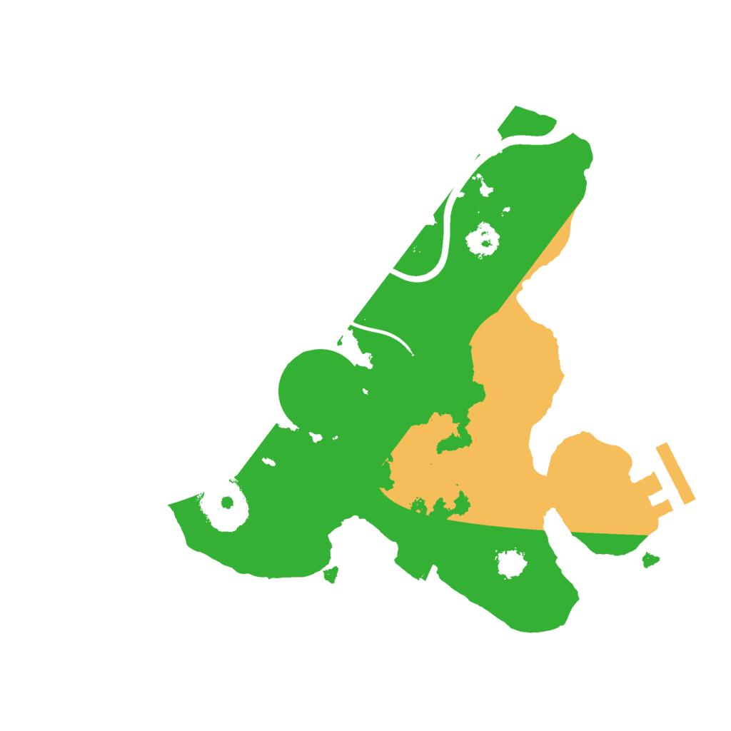 Biome Rust Map: Procedural Map, Size: 2300, Seed: 1629204557