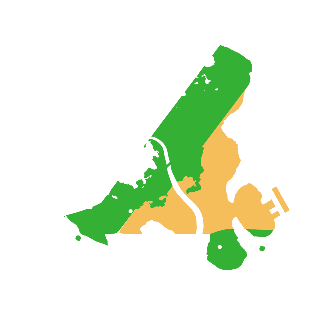 Biome Rust Map: Procedural Map, Size: 2300, Seed: 1629204557