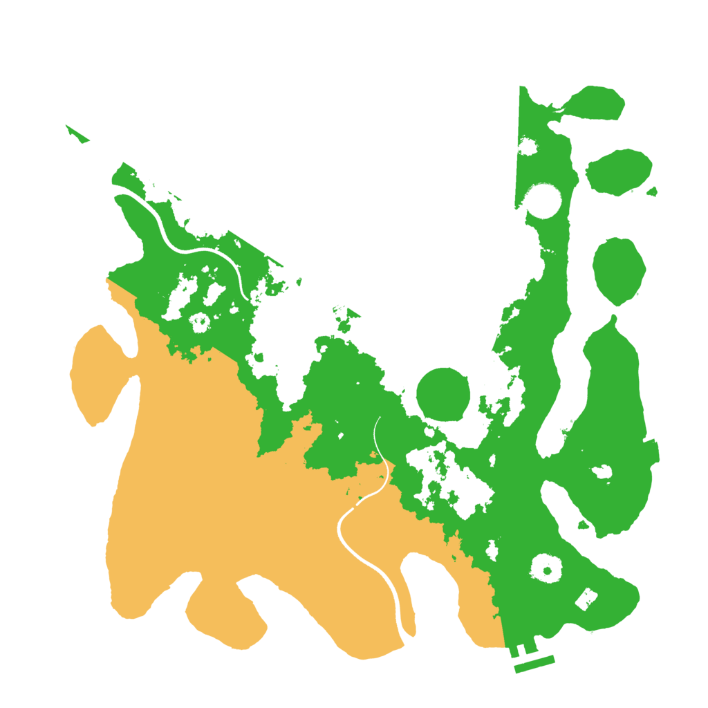 Biome Rust Map: Procedural Map, Size: 3500, Seed: 1171585635