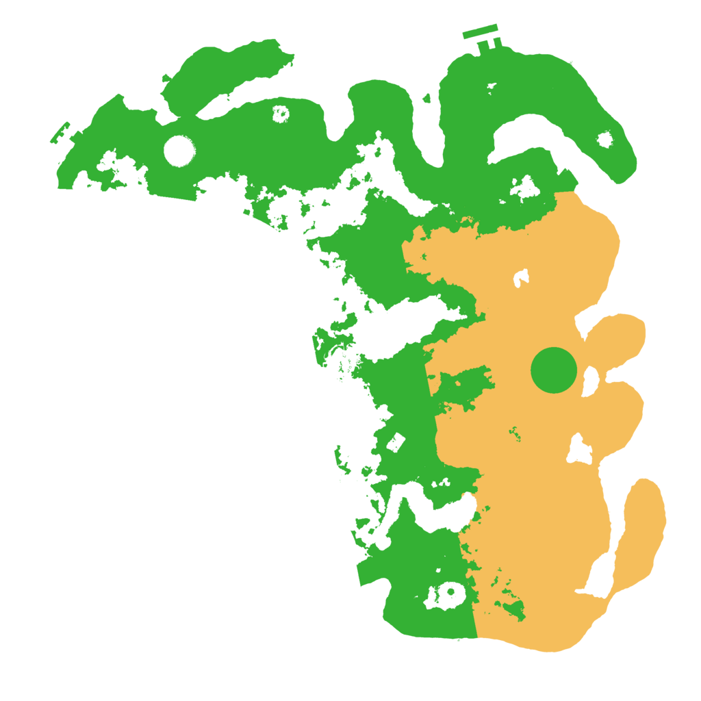 Biome Rust Map: Procedural Map, Size: 4000, Seed: 423523