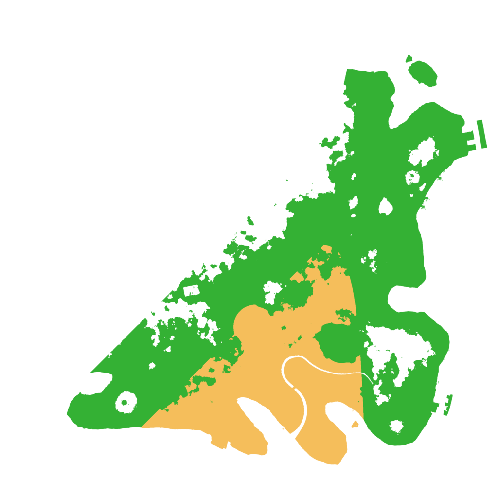 Biome Rust Map: Procedural Map, Size: 3500, Seed: 1363937692