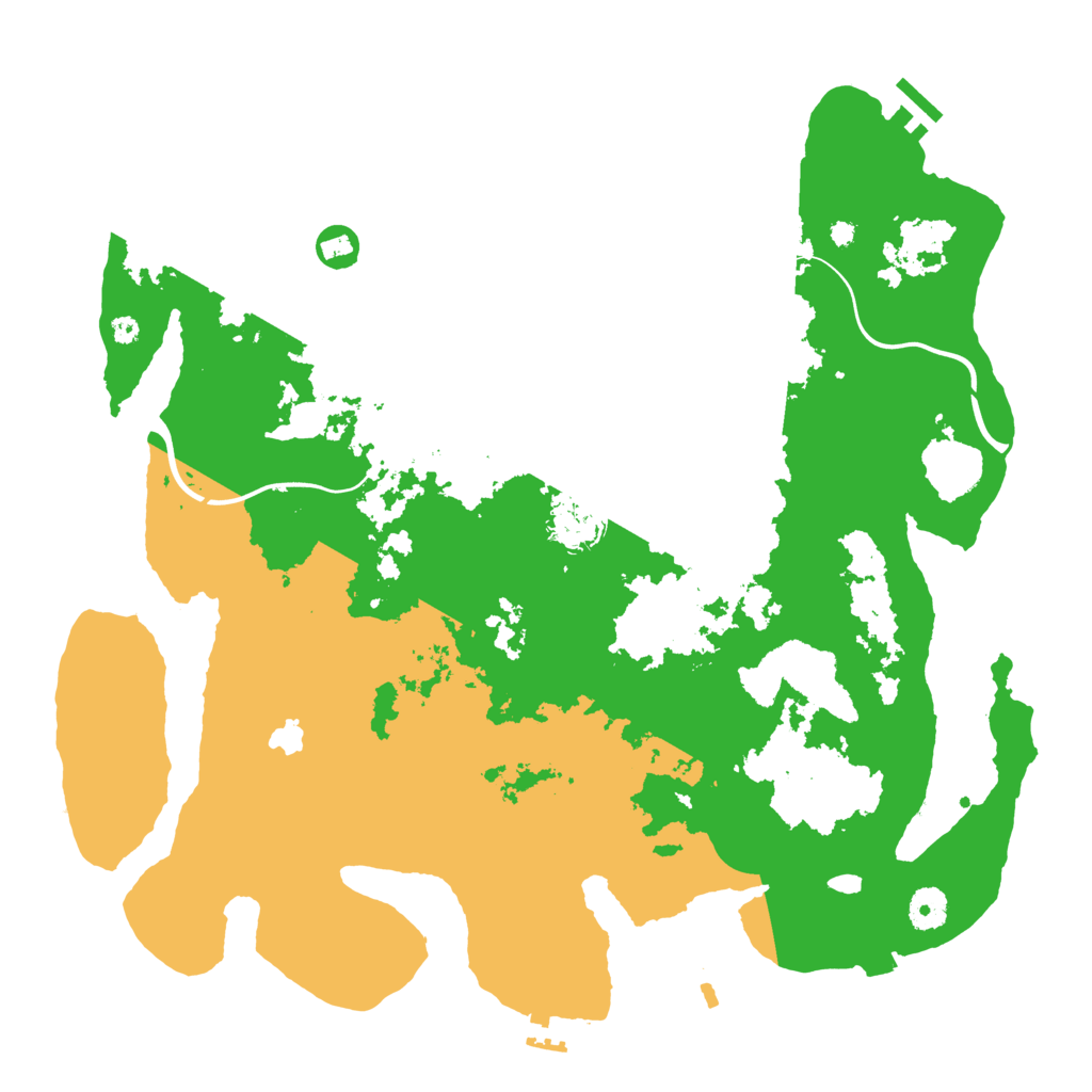 Biome Rust Map: Procedural Map, Size: 4000, Seed: 329374979