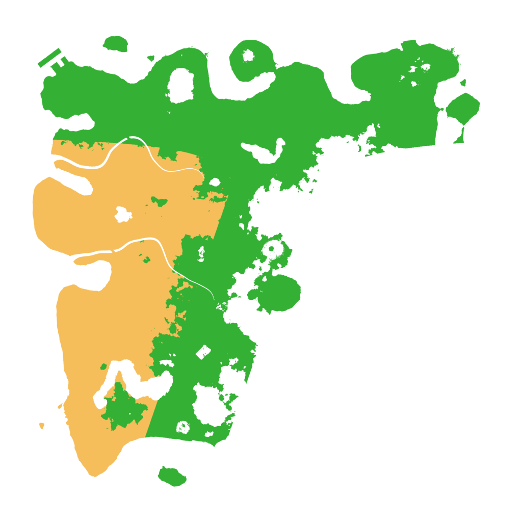 Biome Rust Map: Procedural Map, Size: 4000, Seed: 752957314