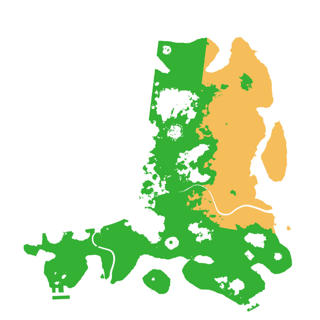 Biome Rust Map: Procedural Map, Size: 3700, Seed: 1454643765