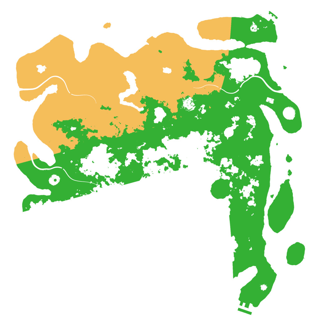 Biome Rust Map: Procedural Map, Size: 4500, Seed: 1275621146