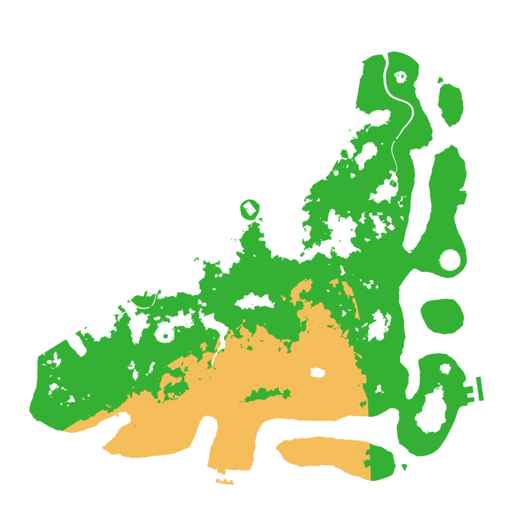 Biome Rust Map: Procedural Map, Size: 4250, Seed: 178811154