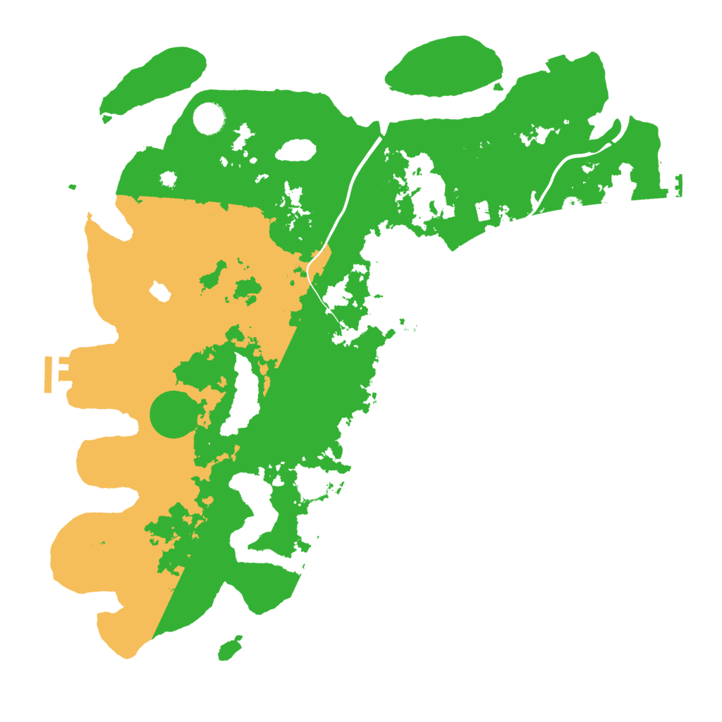 Biome Rust Map: Procedural Map, Size: 4000, Seed: 148773