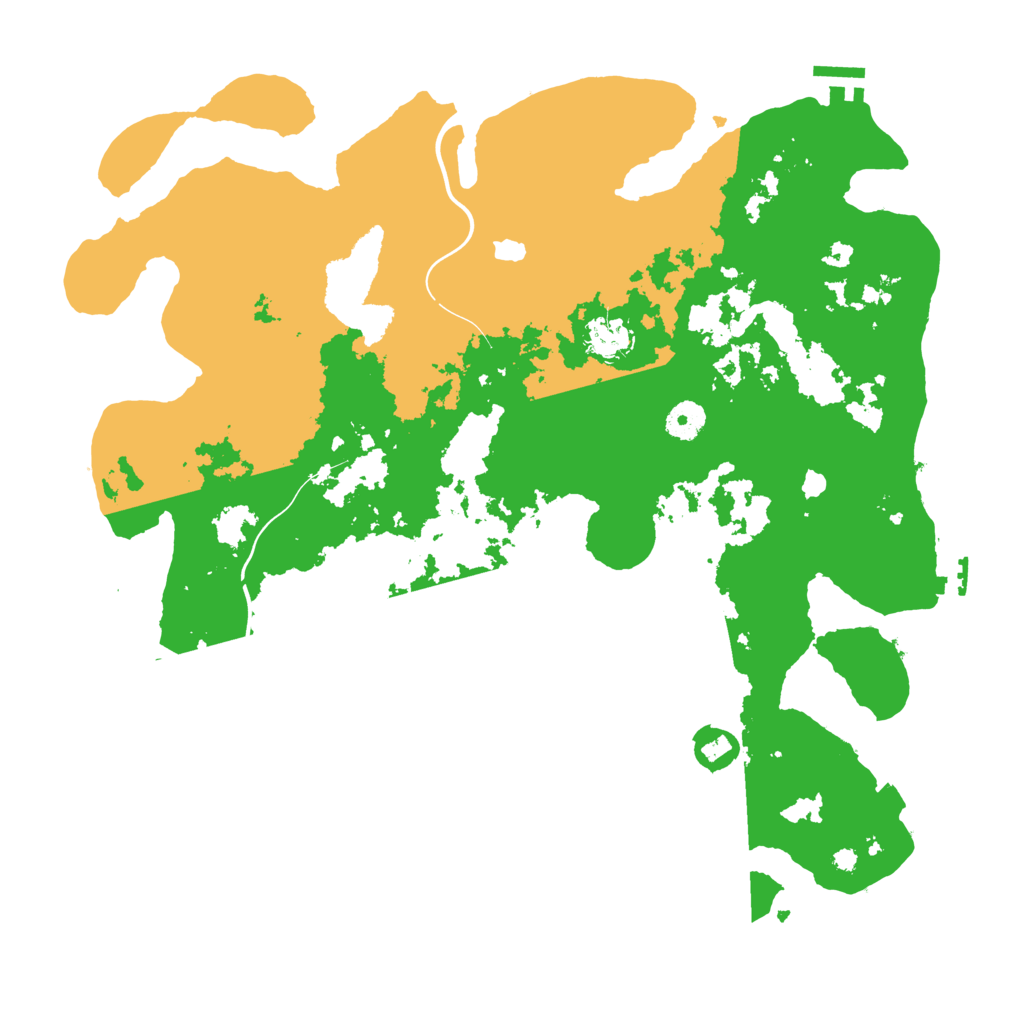 Biome Rust Map: Procedural Map, Size: 4000, Seed: 1784141951