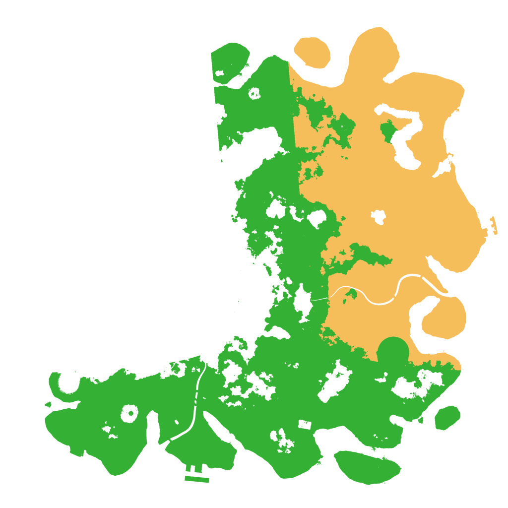 Biome Rust Map: Procedural Map, Size: 4250, Seed: 15432197