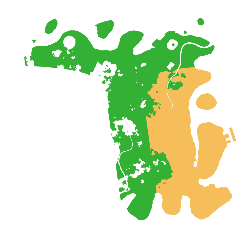 Biome Rust Map: Procedural Map, Size: 3500, Seed: 1181988457