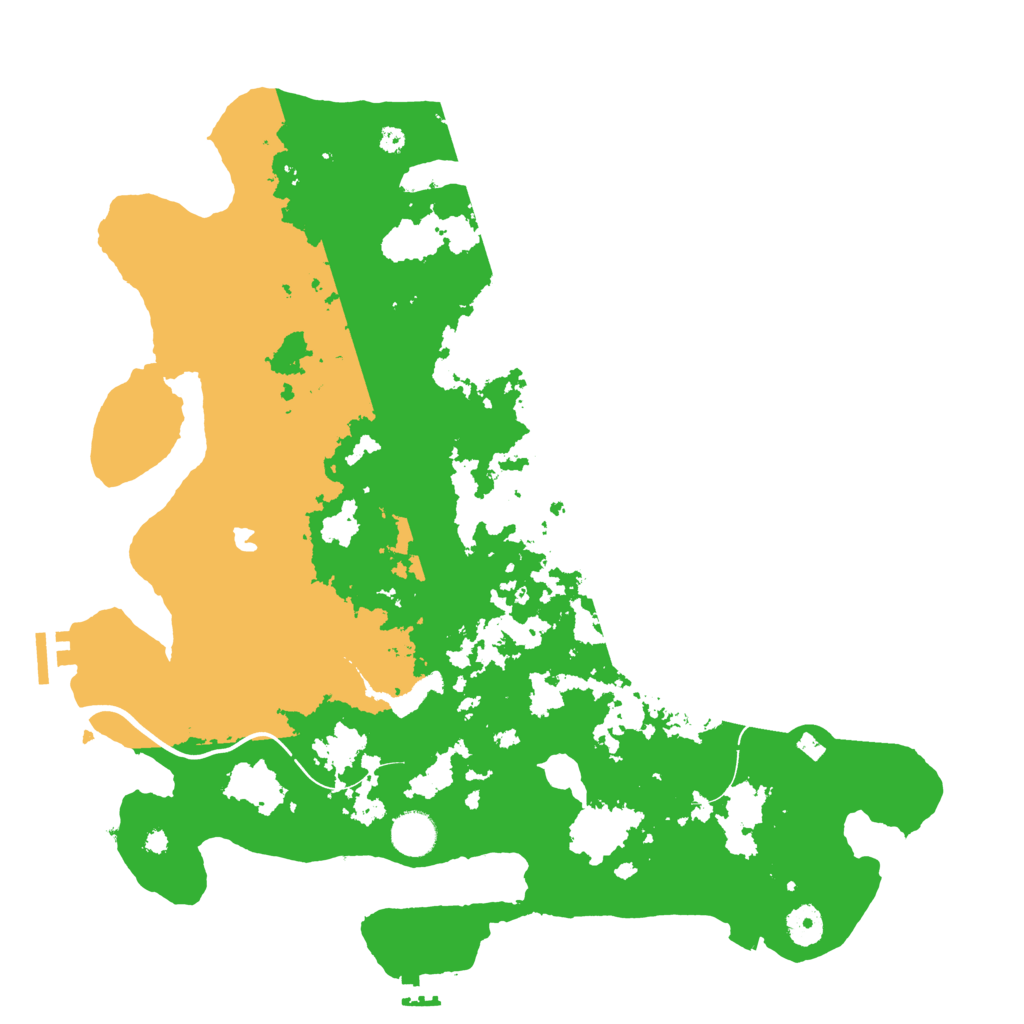 Biome Rust Map: Procedural Map, Size: 4000, Seed: 1095376318