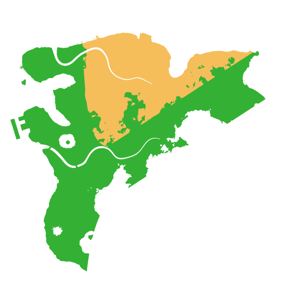 Biome Rust Map: Procedural Map, Size: 3000, Seed: 746029612