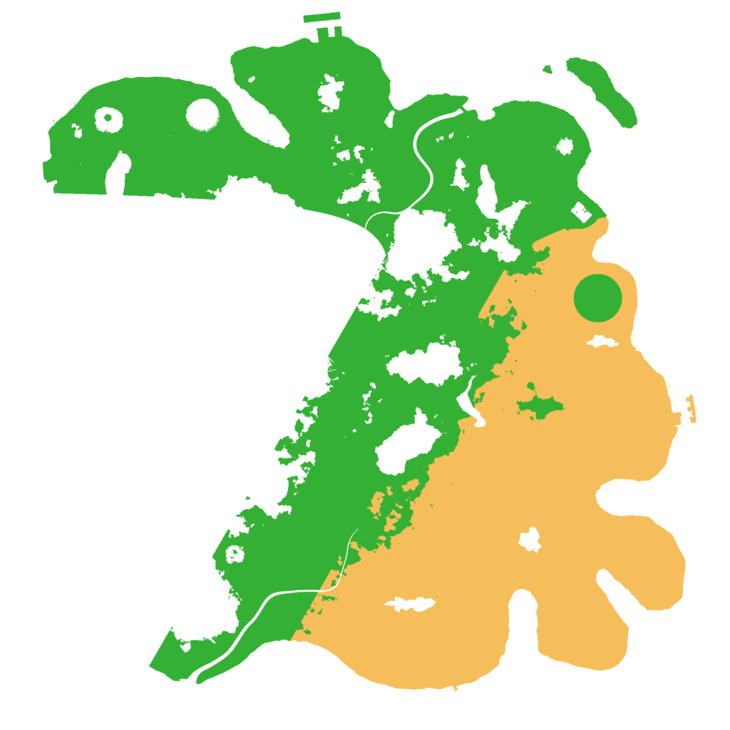 Biome Rust Map: Procedural Map, Size: 4000, Seed: 2102271015