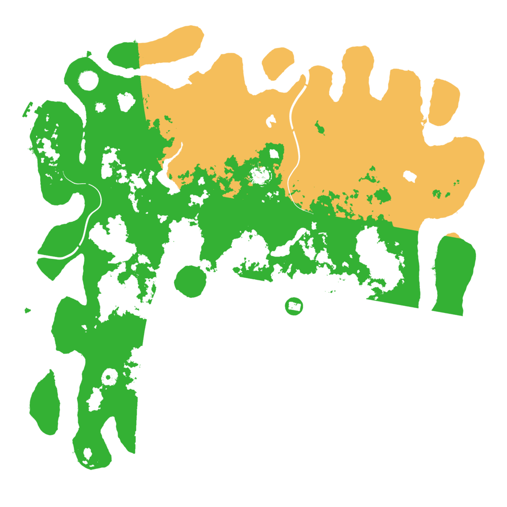 Biome Rust Map: Procedural Map, Size: 4500, Seed: 1605031185