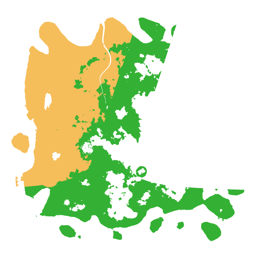 Biome Rust Map: Procedural Map, Size: 4000, Seed: 791199