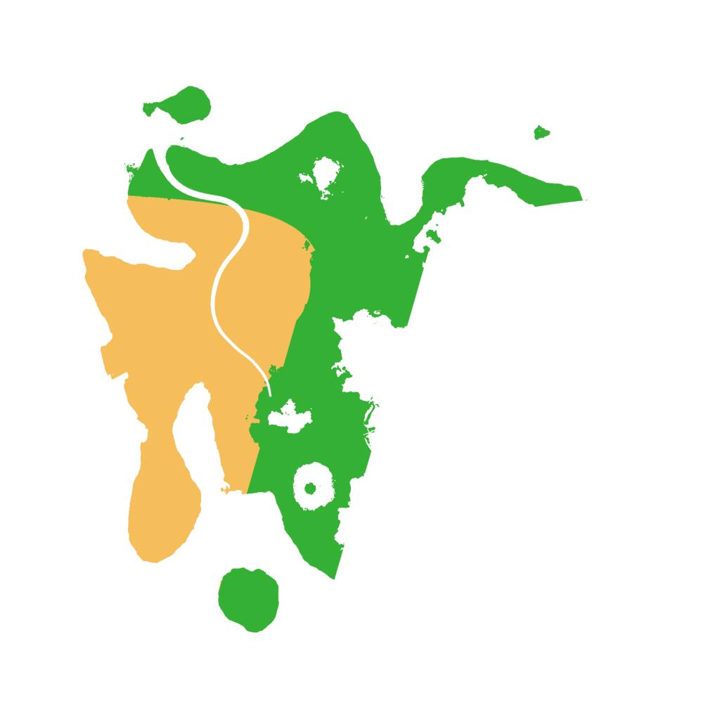 Biome Rust Map: Procedural Map, Size: 2450, Seed: 1846835669
