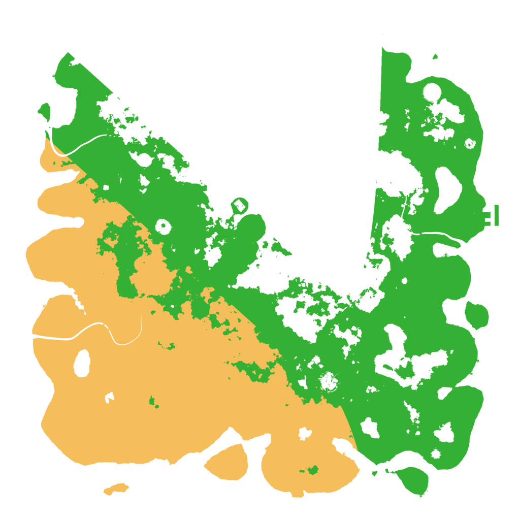 Biome Rust Map: Procedural Map, Size: 4999, Seed: 1207191621