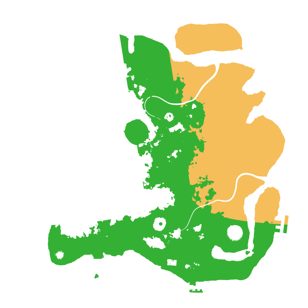 Biome Rust Map: Procedural Map, Size: 3500, Seed: 1589013473