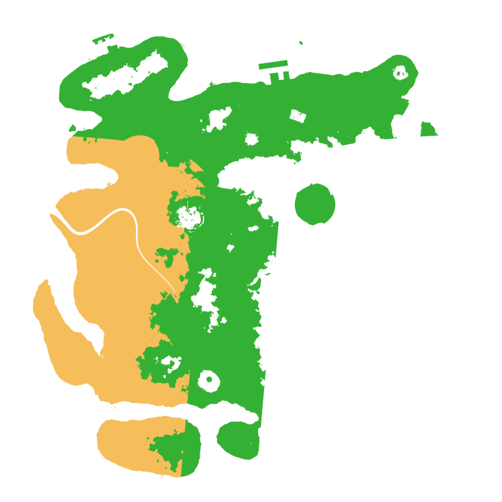 Biome Rust Map: Procedural Map, Size: 3500, Seed: 453986204