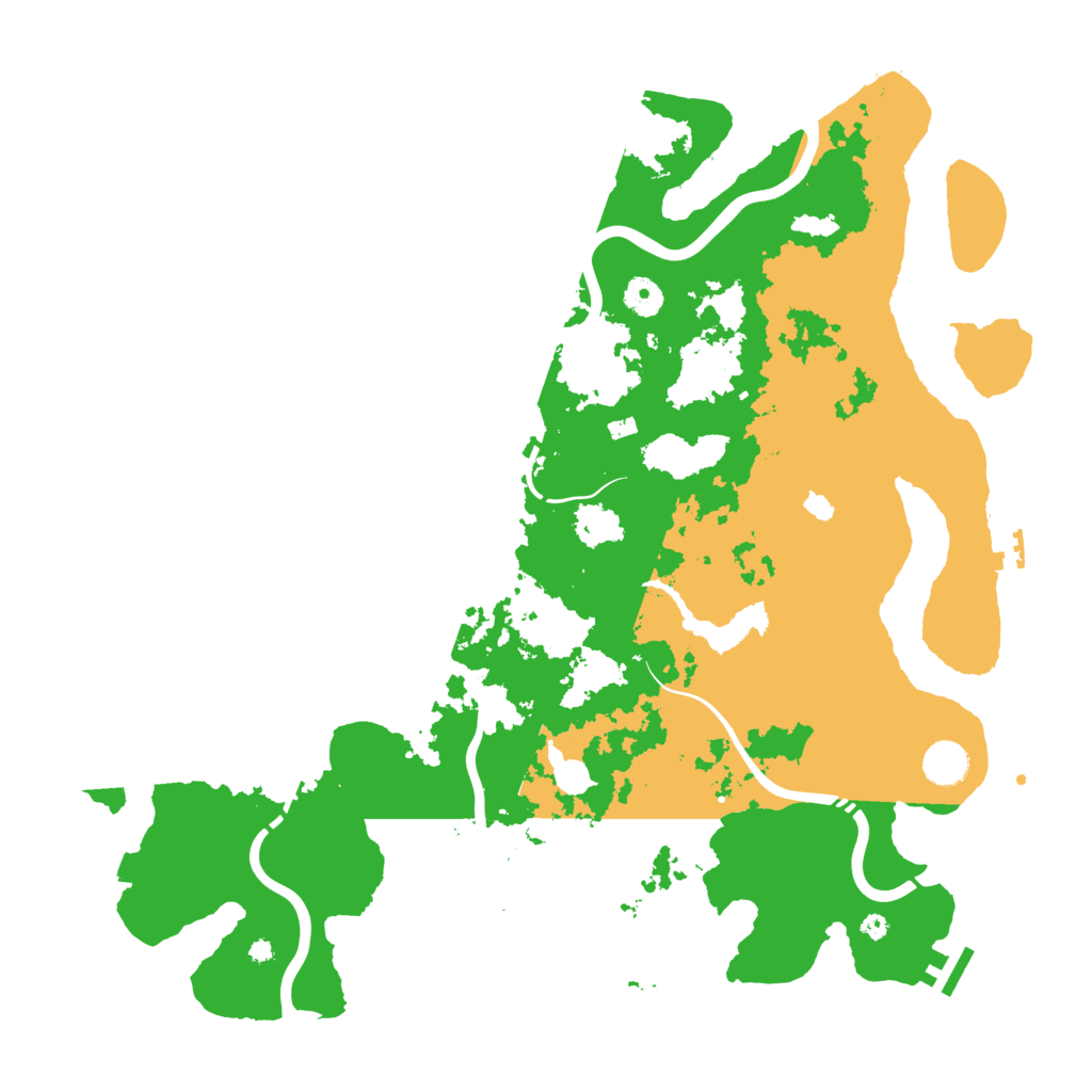 Biome Rust Map: Procedural Map, Size: 4250, Seed: 4202