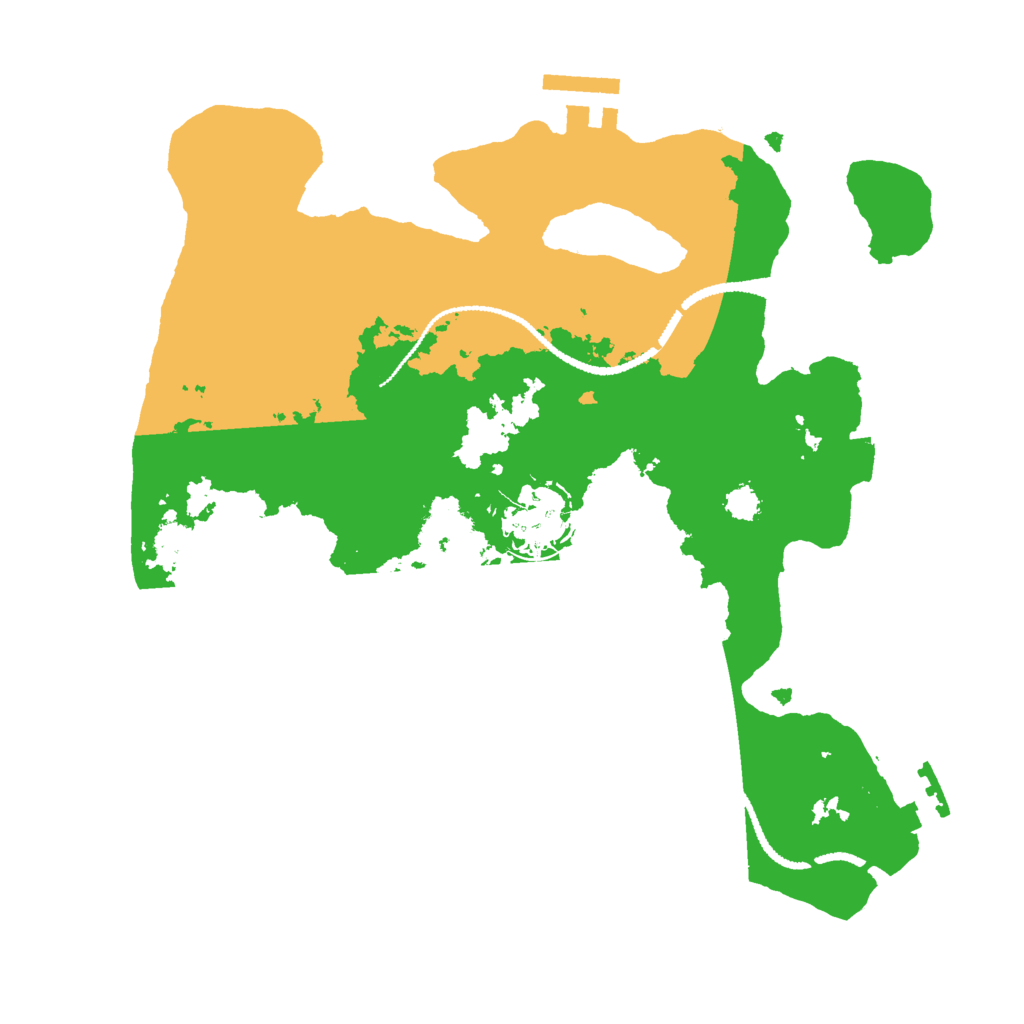 Biome Rust Map: Procedural Map, Size: 2700, Seed: 1820975698