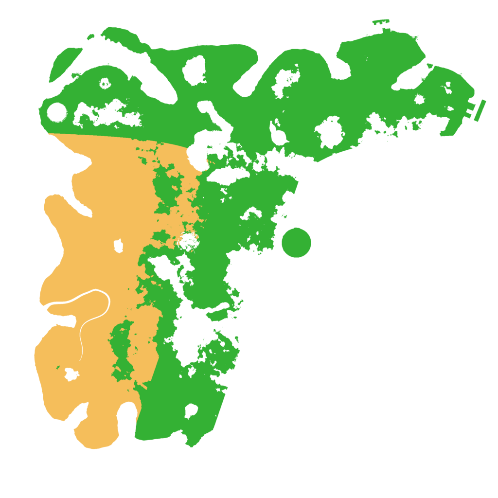 Biome Rust Map: Procedural Map, Size: 4500, Seed: 783222642