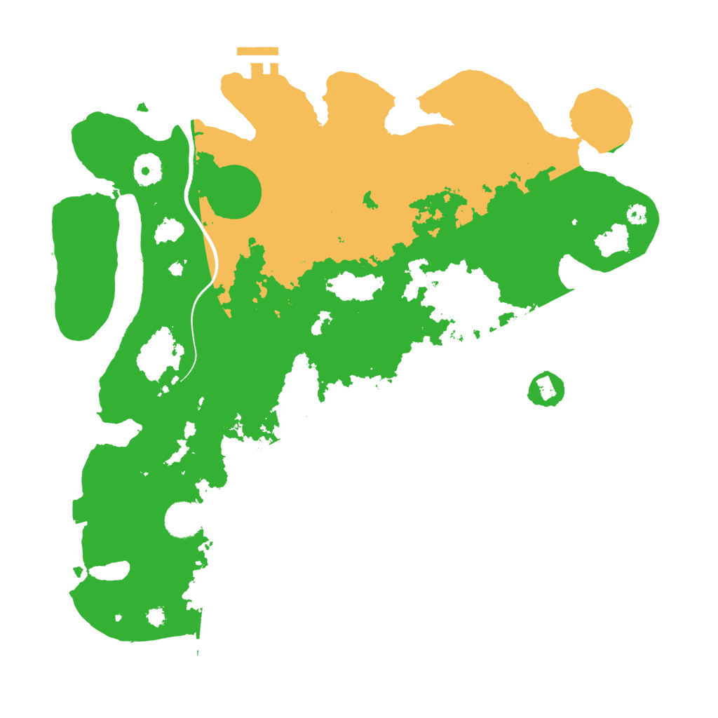 Biome Rust Map: Procedural Map, Size: 3500, Seed: 1666053876