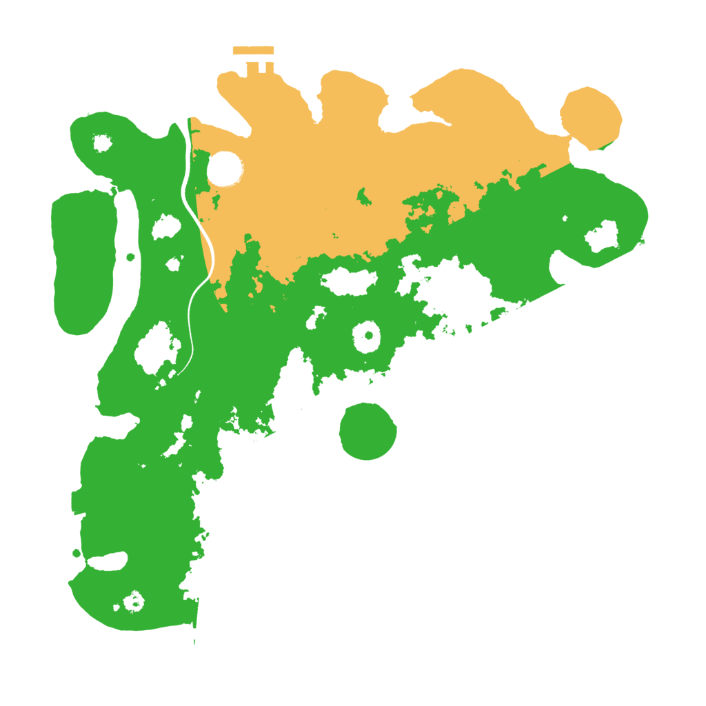 Biome Rust Map: Procedural Map, Size: 3500, Seed: 1666053876