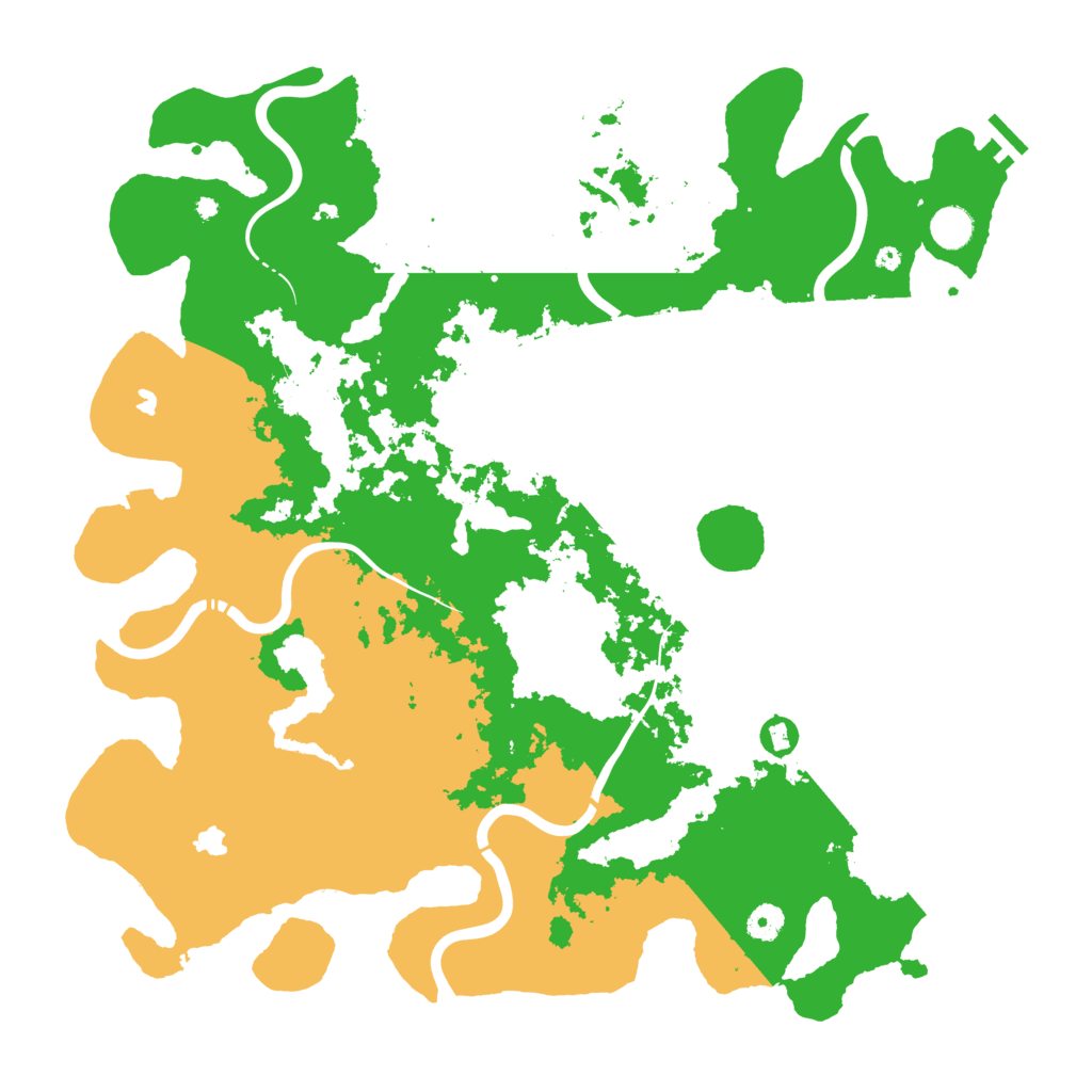 Biome Rust Map: Procedural Map, Size: 4500, Seed: 1740793438
