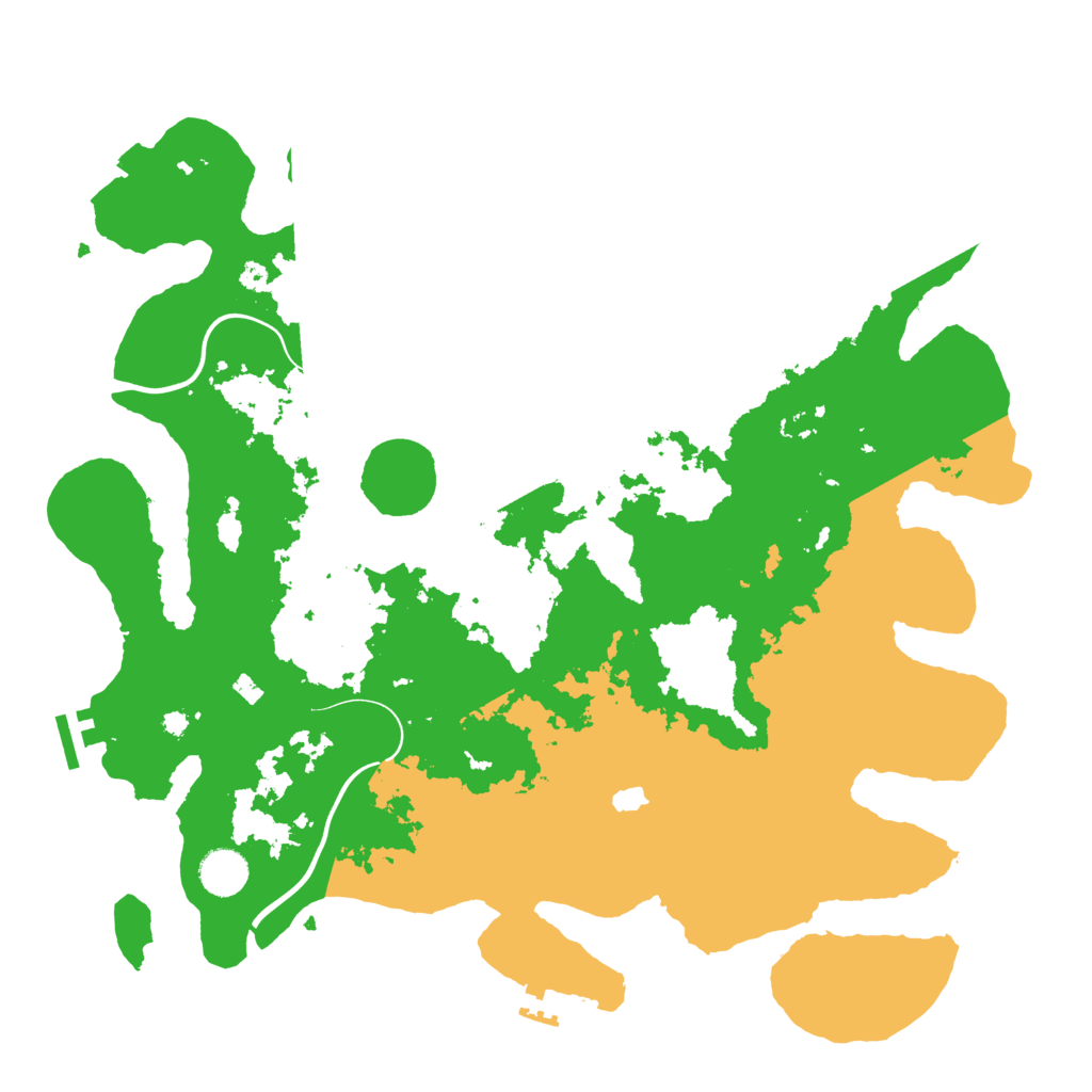 Biome Rust Map: Procedural Map, Size: 4000, Seed: 131698768