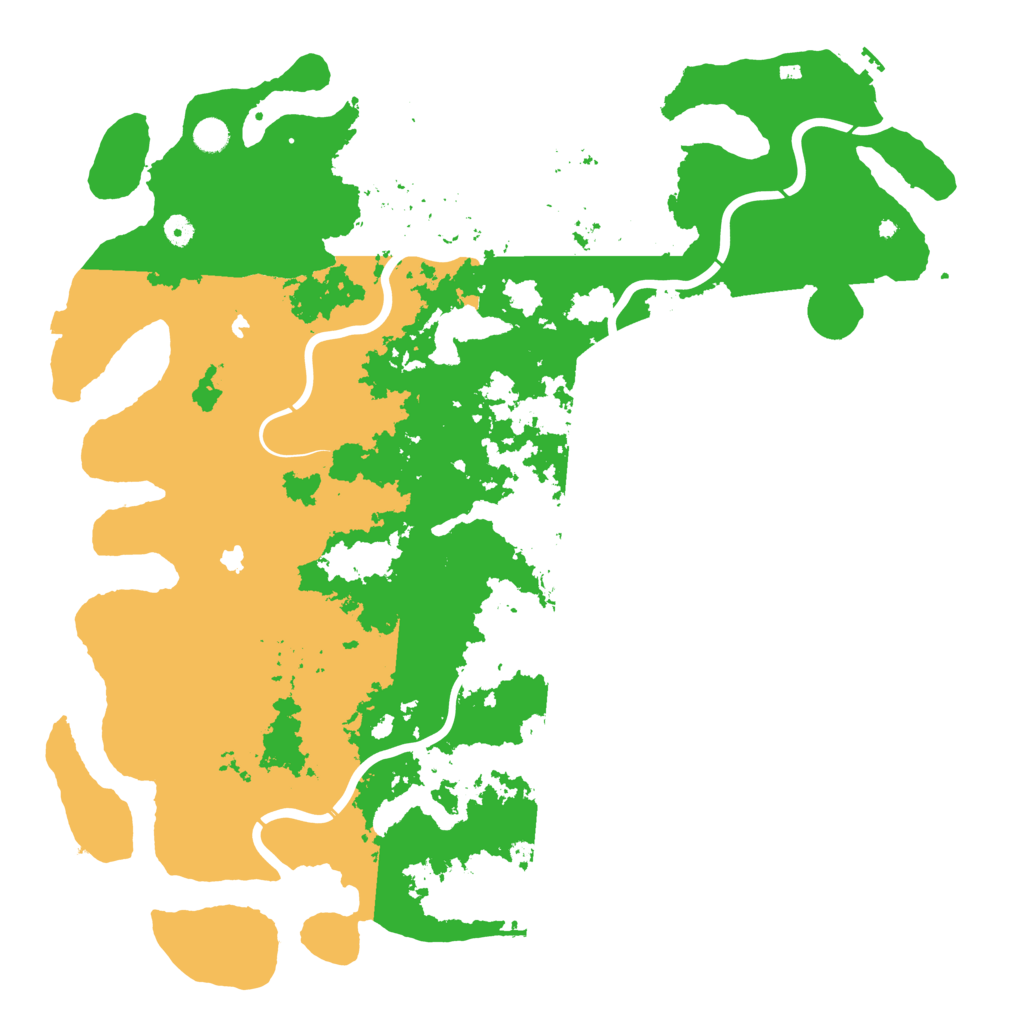 Biome Rust Map: Procedural Map, Size: 5151, Seed: 453986204