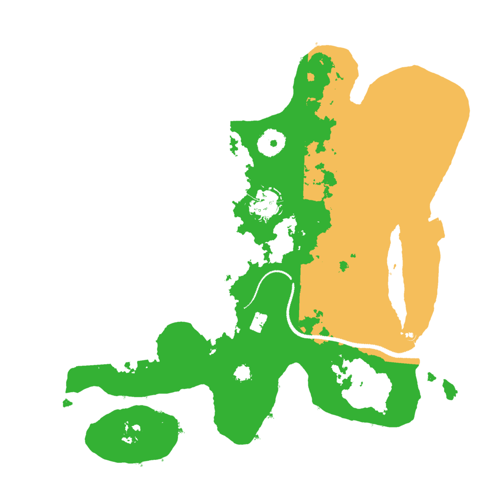 Biome Rust Map: Procedural Map, Size: 2800, Seed: 1418440043