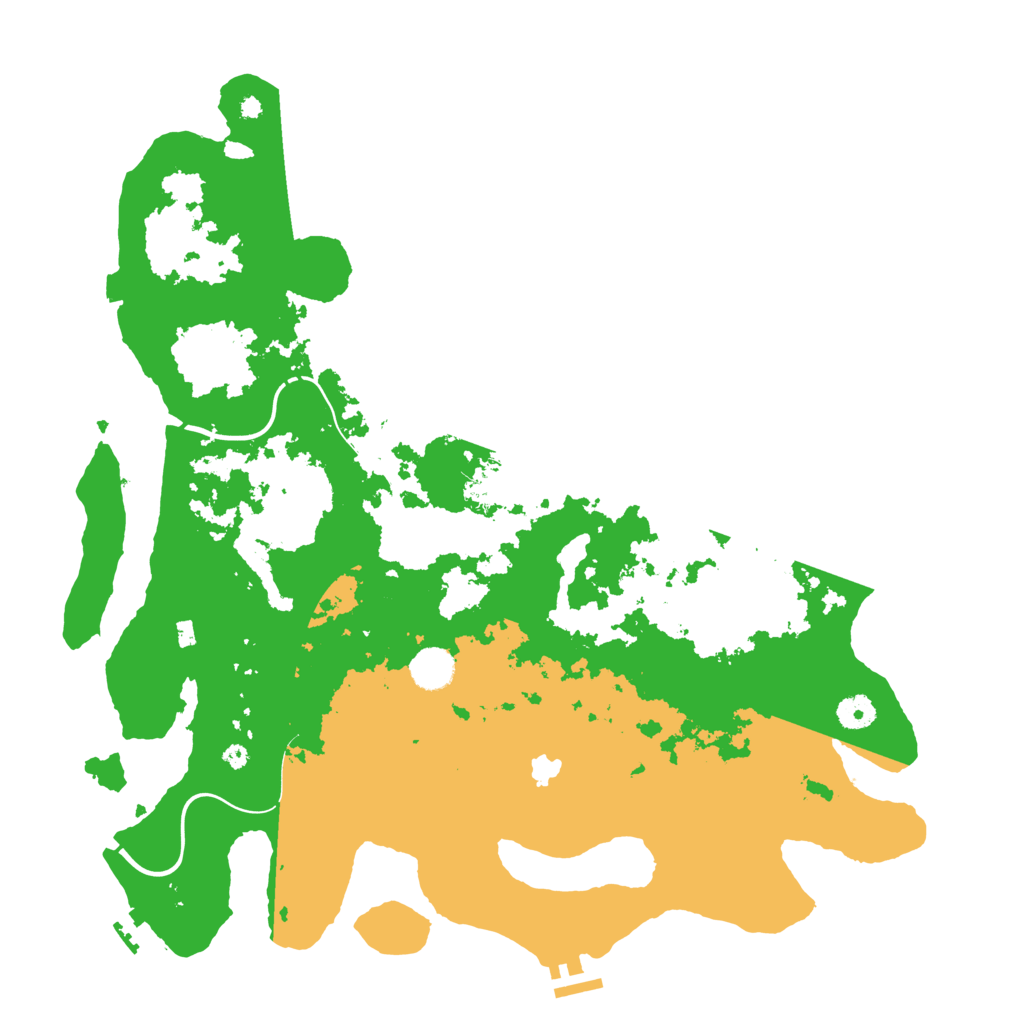 Biome Rust Map: Procedural Map, Size: 4250, Seed: 17289