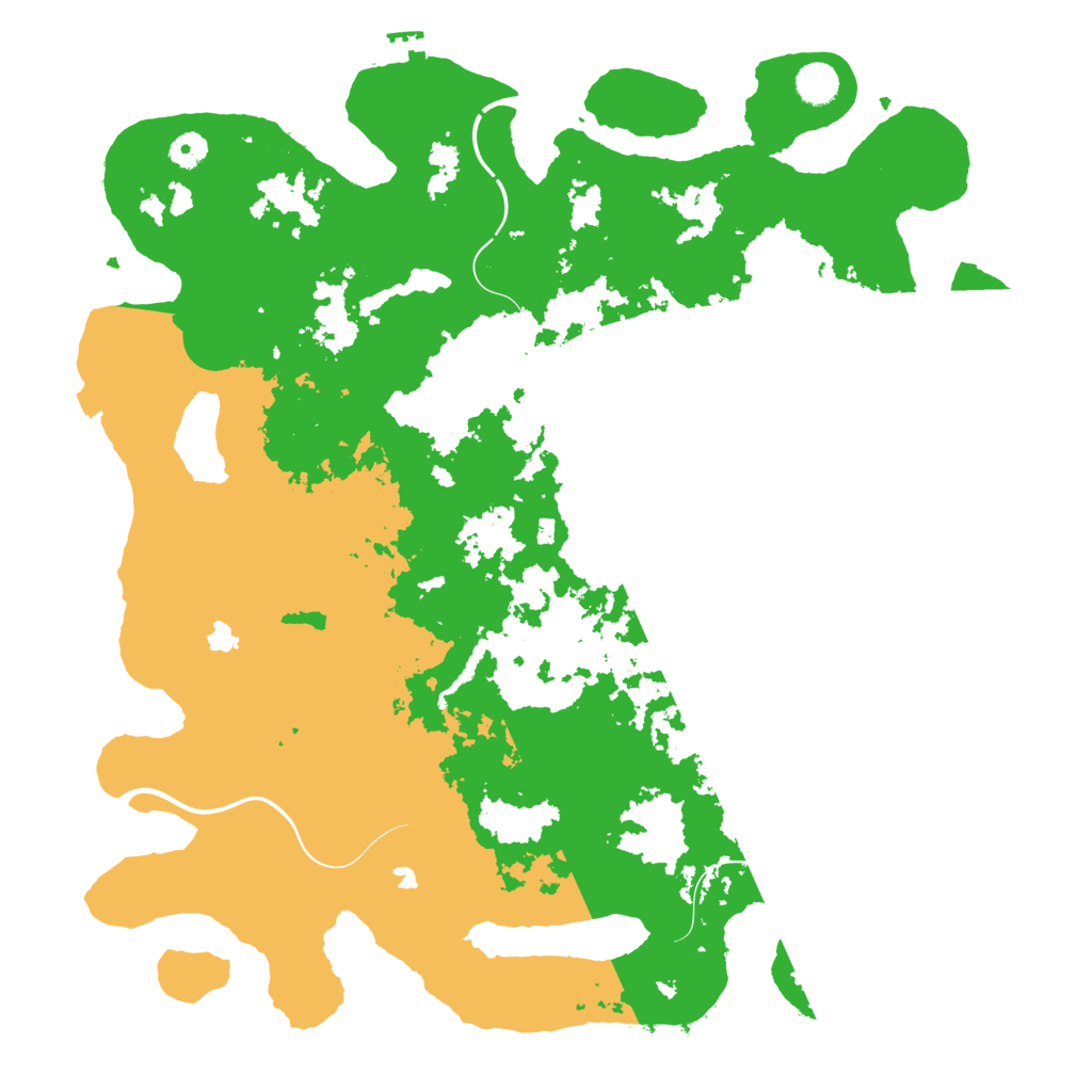 Biome Rust Map: Procedural Map, Size: 4500, Seed: 95172774