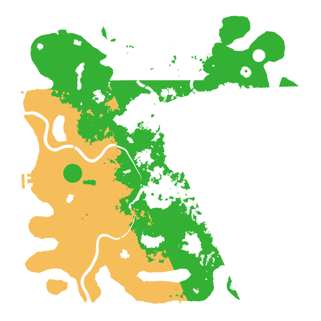 Biome Rust Map: Procedural Map, Size: 4500, Seed: 95172774