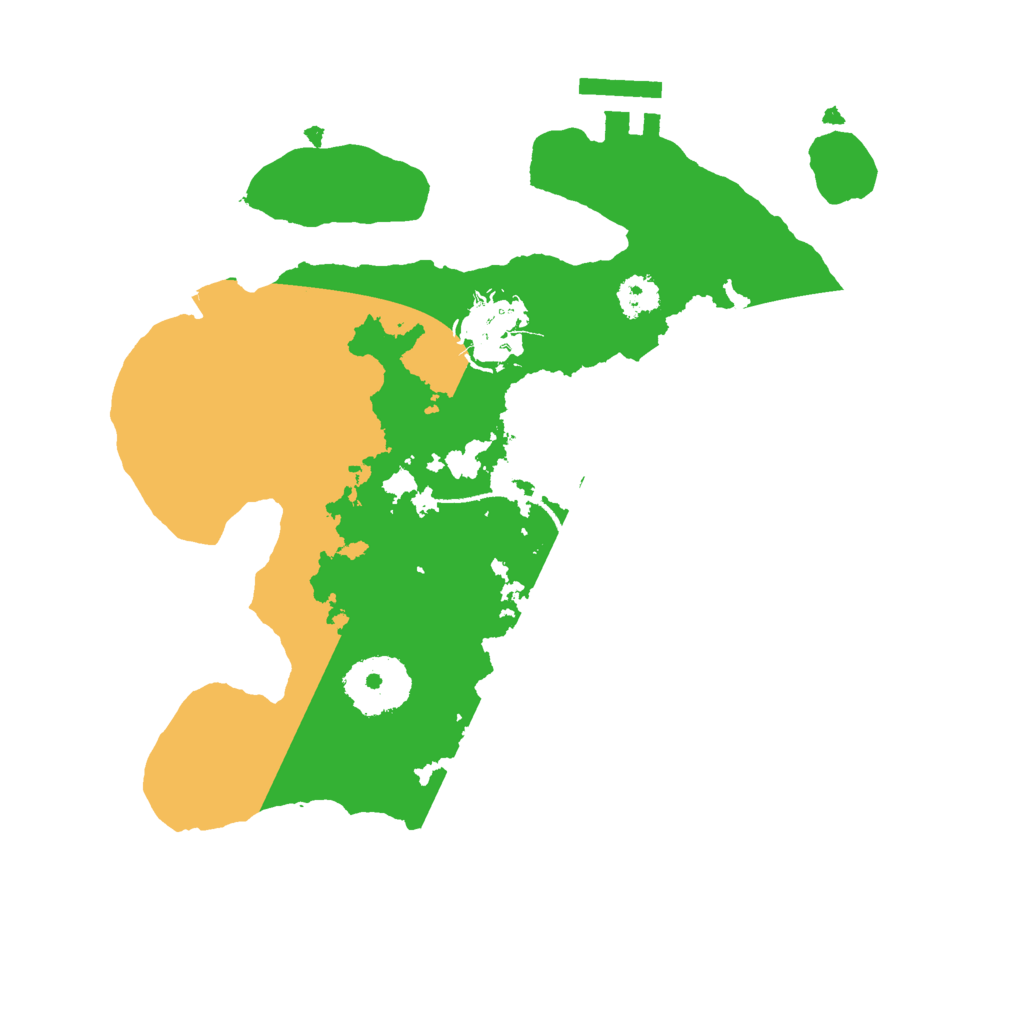 Biome Rust Map: Procedural Map, Size: 2500, Seed: 1708589366