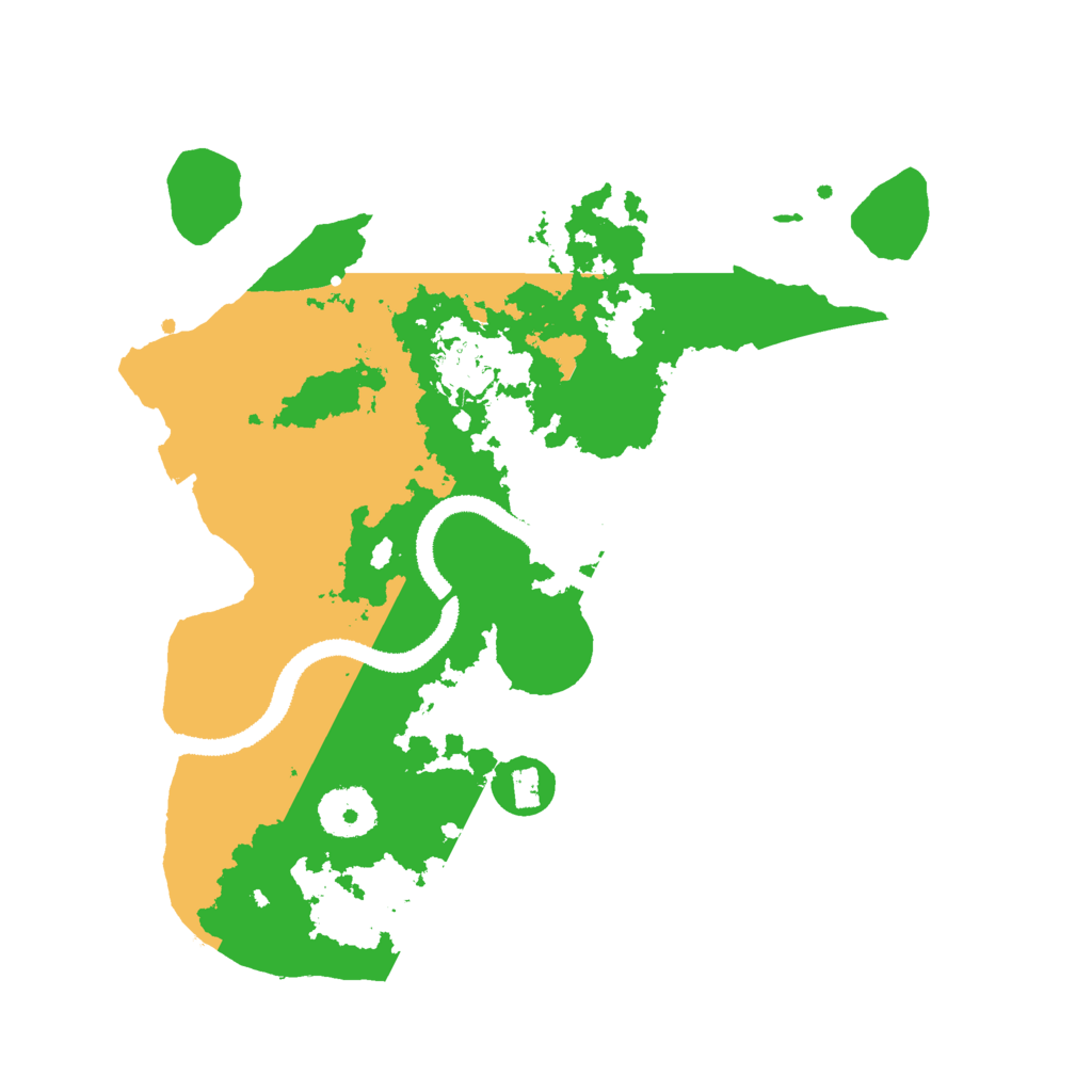 Biome Rust Map: Procedural Map, Size: 3000, Seed: 117994958