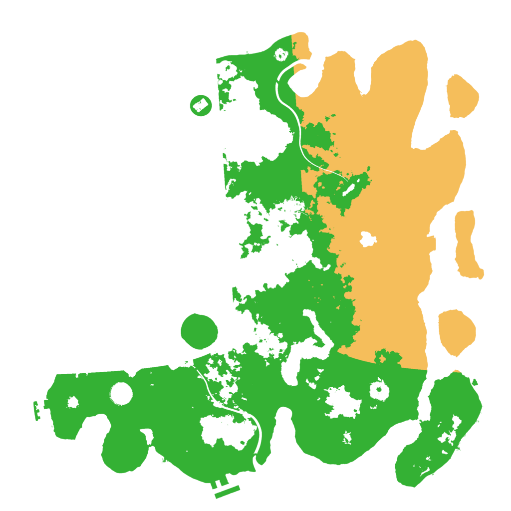 Biome Rust Map: Procedural Map, Size: 4000, Seed: 949278