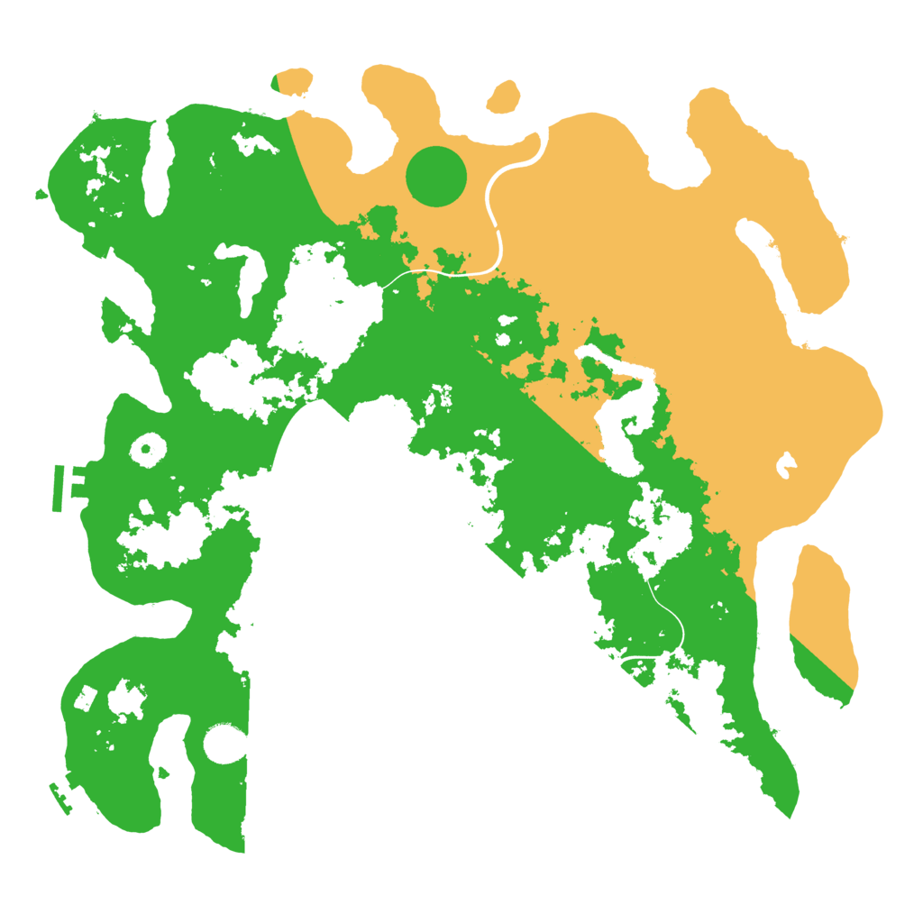 Biome Rust Map: Procedural Map, Size: 4000, Seed: 651113721