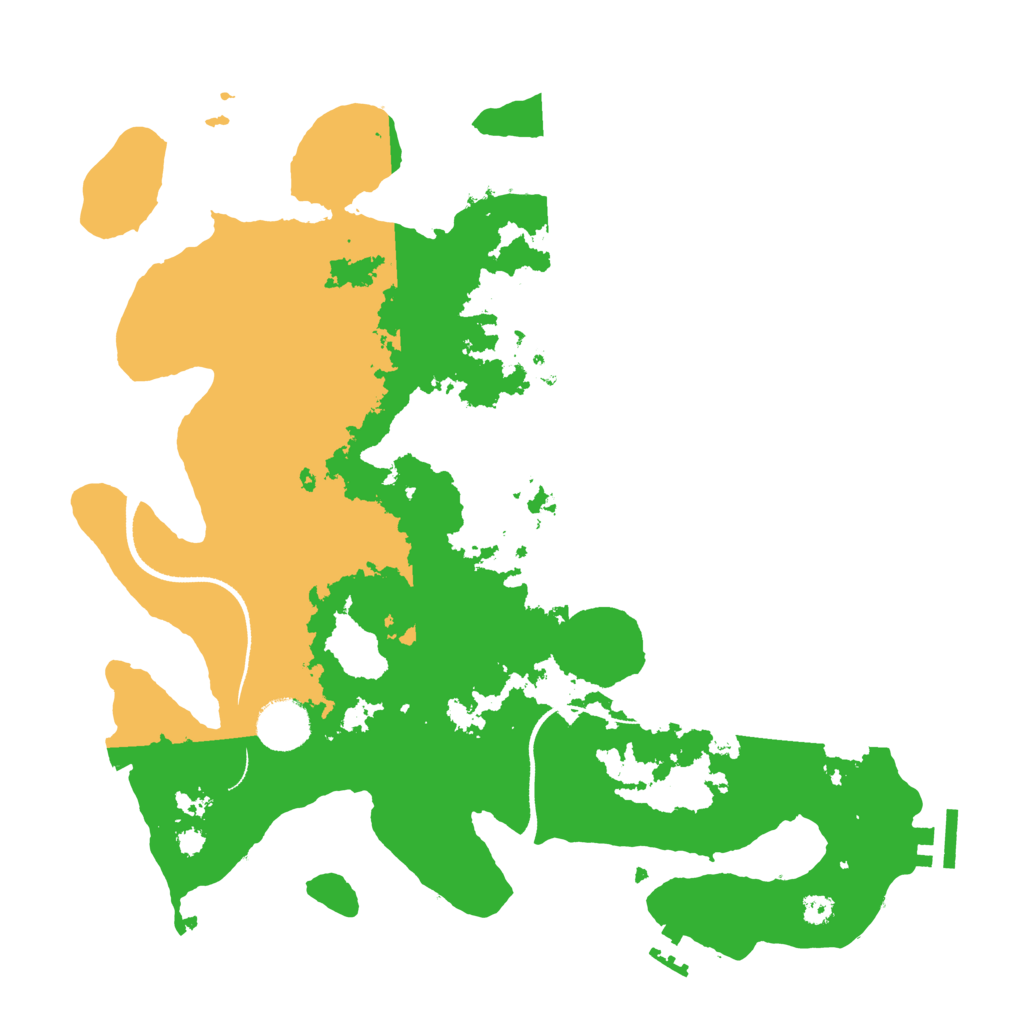 Biome Rust Map: Procedural Map, Size: 3500, Seed: 1231512873