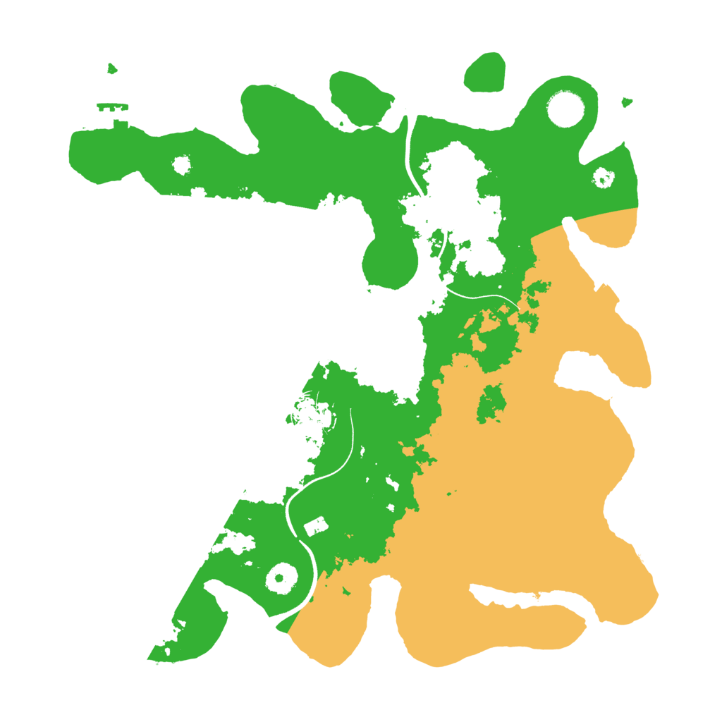 Biome Rust Map: Procedural Map, Size: 3500, Seed: 314530