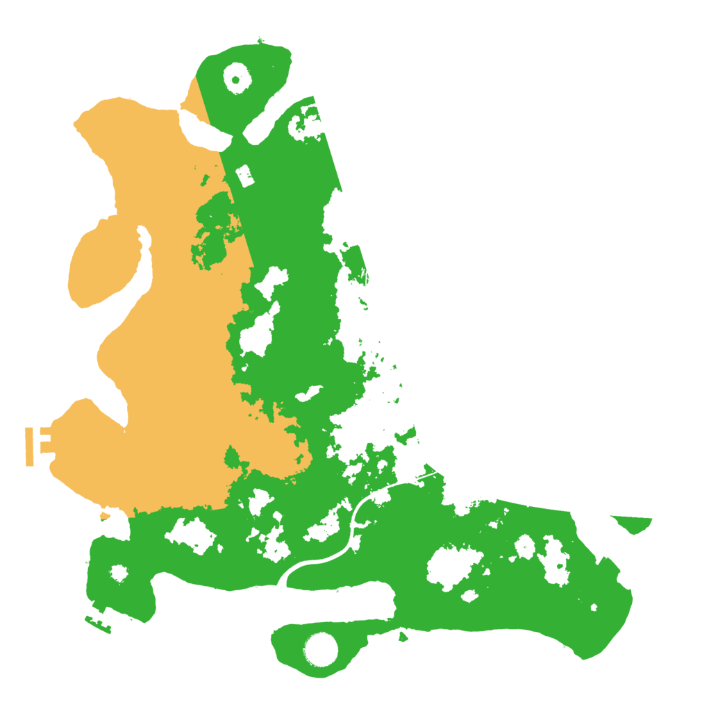 Biome Rust Map: Procedural Map, Size: 3700, Seed: 1095376318