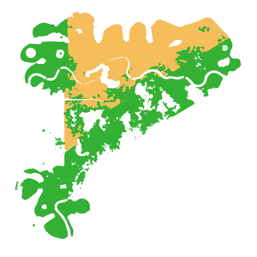 Biome Rust Map: Procedural Map, Size: 4500, Seed: 148915134