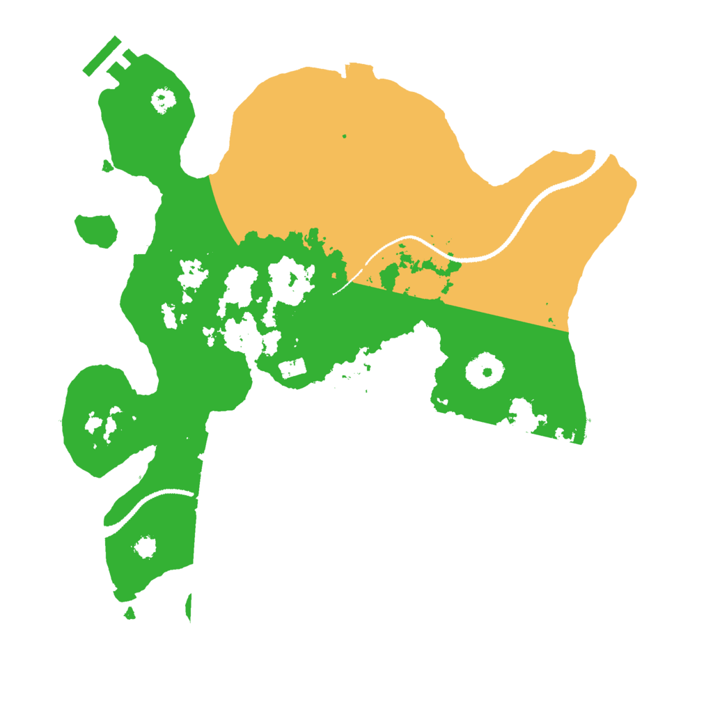 Biome Rust Map: Procedural Map, Size: 3000, Seed: 4387