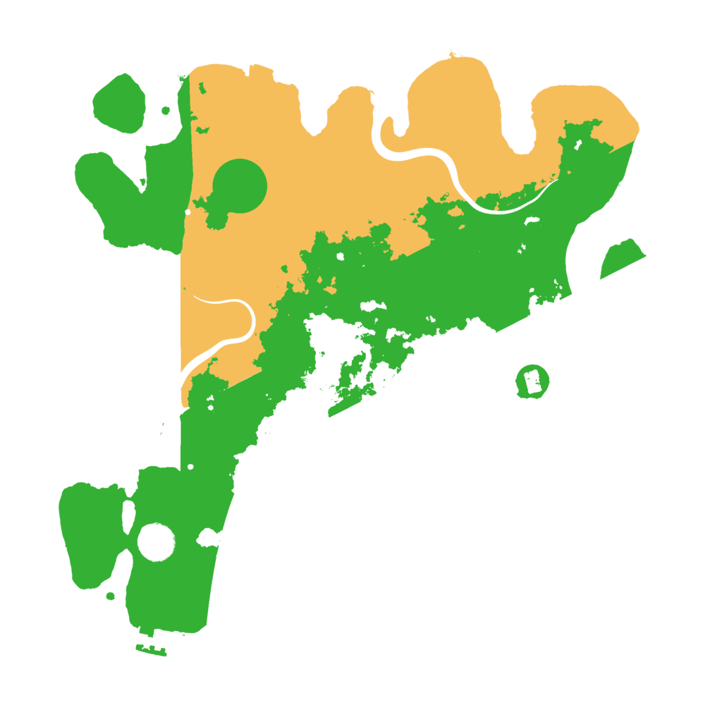 Biome Rust Map: Procedural Map, Size: 3500, Seed: 2117818935