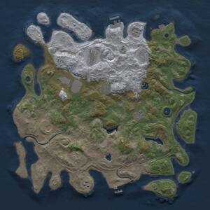 Thumbnail Rust Map: Procedural Map, Size: 4250, Seed: 714569122, 16 Monuments