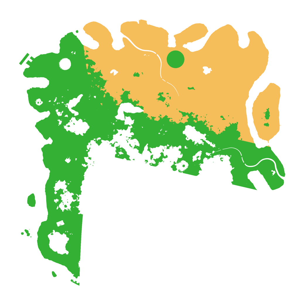Biome Rust Map: Procedural Map, Size: 4500, Seed: 412083197