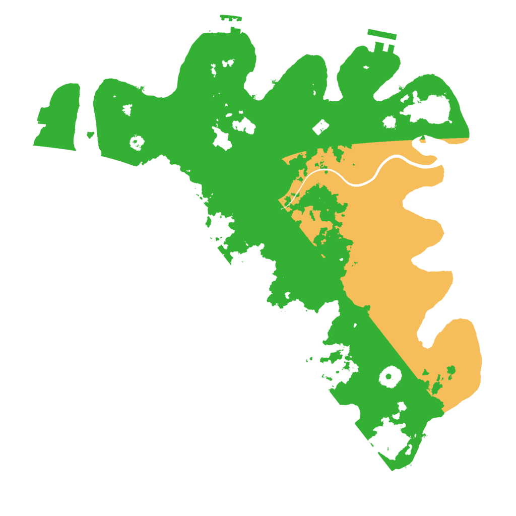 Biome Rust Map: Procedural Map, Size: 3600, Seed: 1144532337